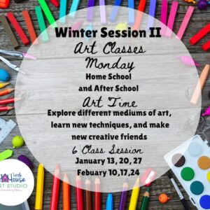 Winter II 6 years and up Art Classes
